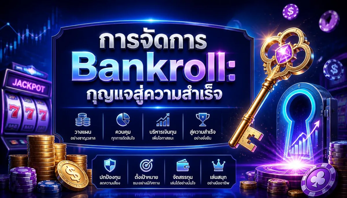 การจัดการ Bankroll: กุญแจสู่ความสำเร็จ