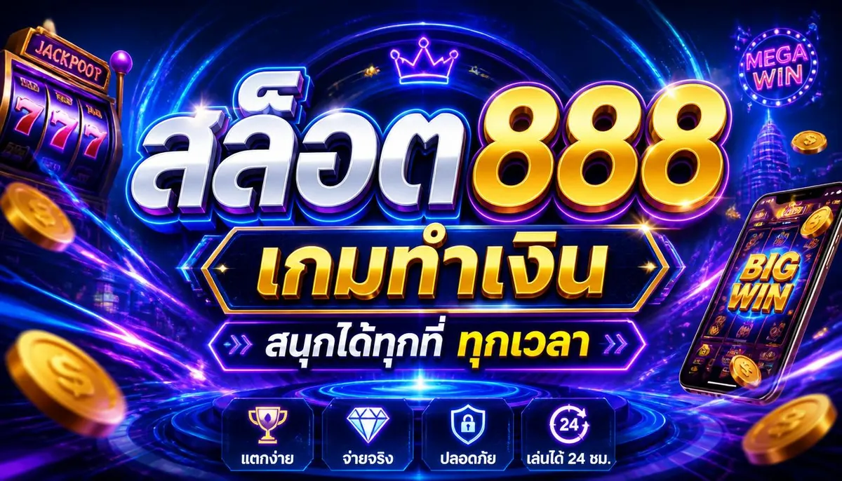 สล็อต888 เกมทำเงิน สนุกได้ทุกที่ ทุกเวลา